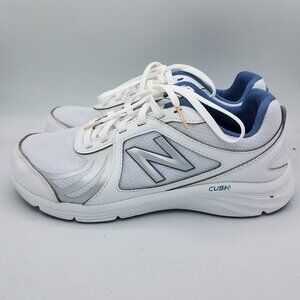 New Balance Walking Shoes White Womens 9.5 Casual Athletic Comfort WW496WB3